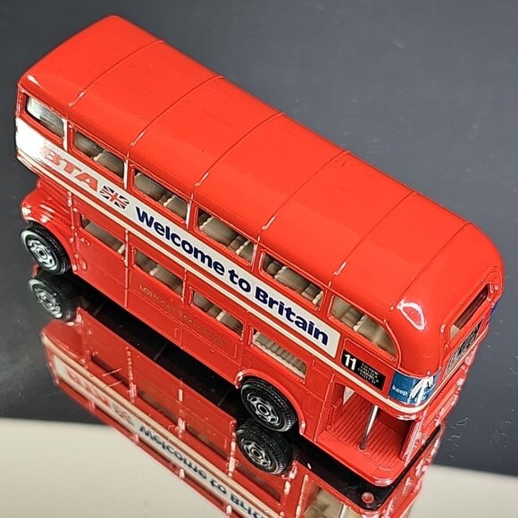 Corgi London Transport Routemaster Double Decker Bus BTA Welcome to Britain 4¾" - Picture 7 of 10